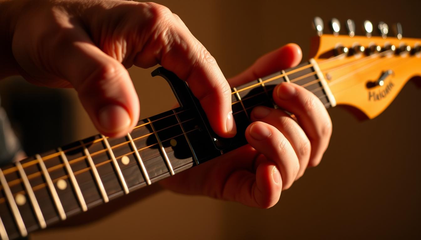 Comment utiliser un capodastre sur une guitare électrique ?